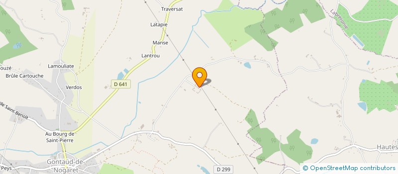 localisation de l'entreprise MADAME COLETTE RAFFIN  GONTAUD-DE-NOGARET