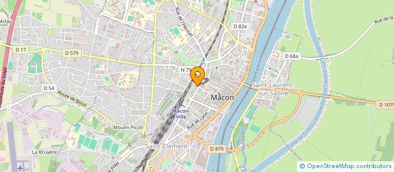 localisation de l'entreprise MADAME COLETTE RATTON  MACON