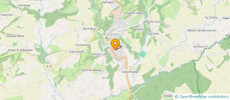 localisation de l'entreprise MADAME COLETTE REBILLARD  BRASPARTS