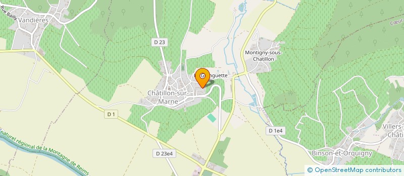 localisation de l'entreprise MADAME COLETTE RENARD  CHATILLON-SUR-MARNE