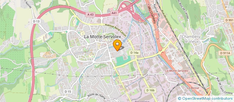 localisation de l'entreprise MADAME COLETTE REYDET à LA MOTTE-SERVOLEX