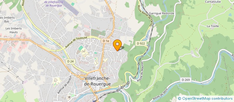 localisation de l'entreprise MADAME COLETTE RIGAL  LE BAS SEGALA