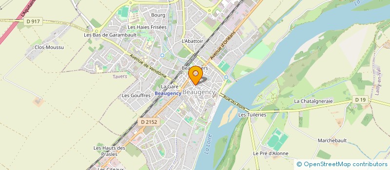 localisation de l'entreprise MADAME COLETTE ROBIN à BEAUGENCY