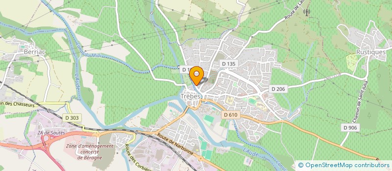 localisation de l'entreprise MADAME COLETTE ROGER  TREBES