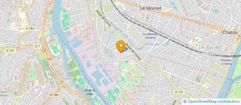 localisation de l'entreprise MADAME COLETTE ROLATO-PETION à LE VESINET