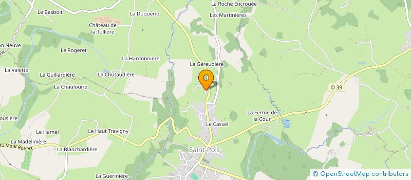 localisation de l'entreprise MADAME COLETTE ROQUET à SAINT-MICHEL-DE-MONTJOIE