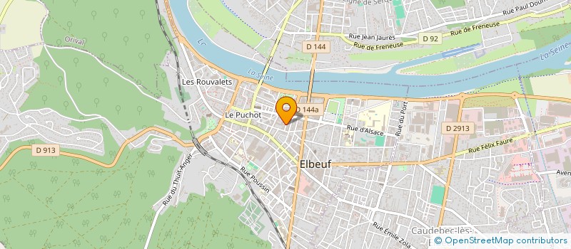 localisation de l'entreprise MADAME COLETTE ROUGEAULT  ELBEUF