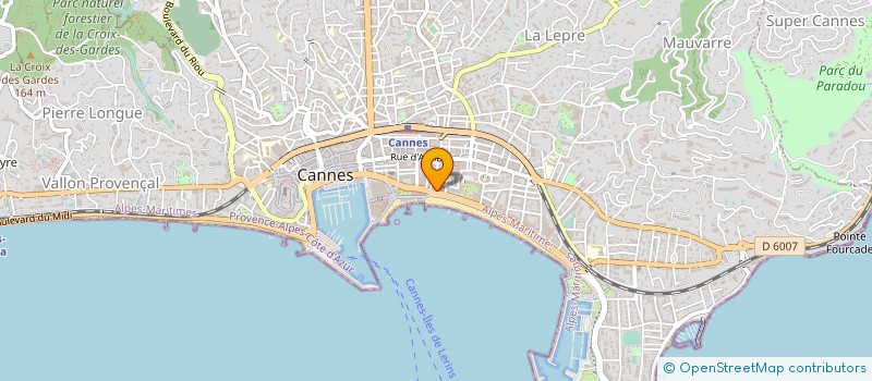 localisation de l'entreprise MADAME COLETTE ROURE à CANNES