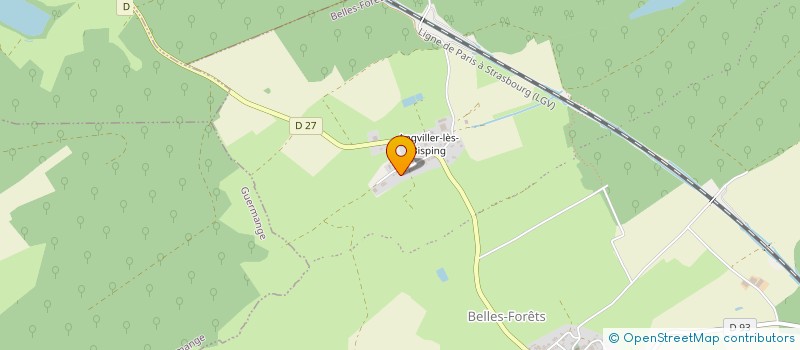 localisation de l'entreprise MADAME COLETTE ROUSSELOT  BELLES-FORETS