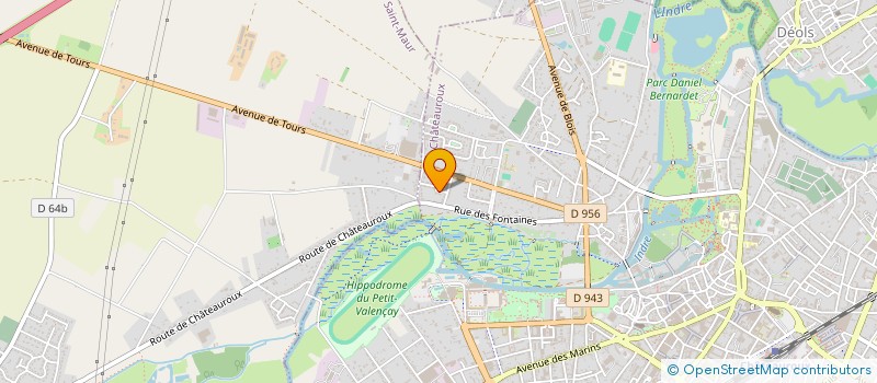 localisation de l'entreprise MADAME COLETTE ROUTET à CHATEAUROUX