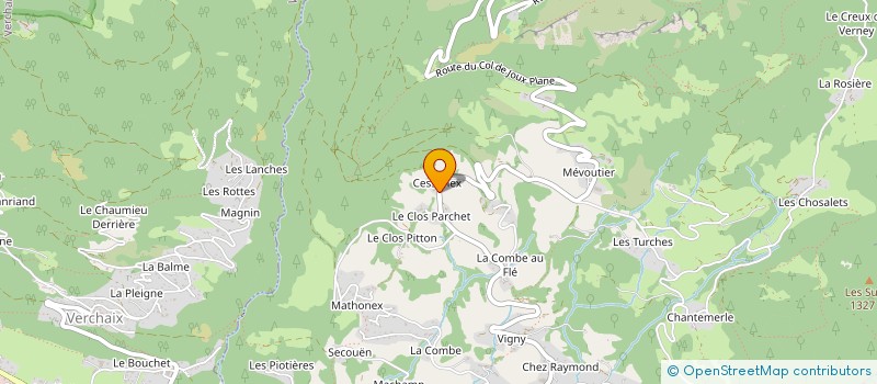 localisation de l'entreprise MADAME COLETTE RUBAUD  SAMOENS