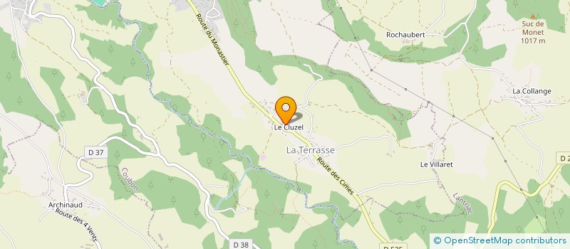 localisation de l'entreprise MADAME COLETTE SAGNARD  ARSAC-EN-VELAY