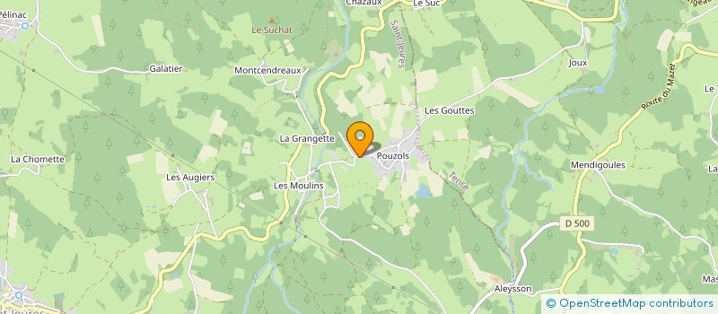 localisation de l'entreprise MADAME COLETTE SALQUES  SAINT-JEURES