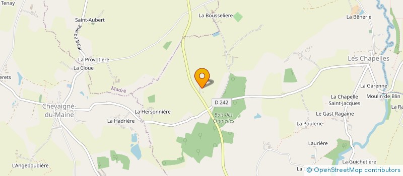 localisation de l'entreprise MADAME COLETTE SAPET à JAVRON-LES-CHAPELLES
