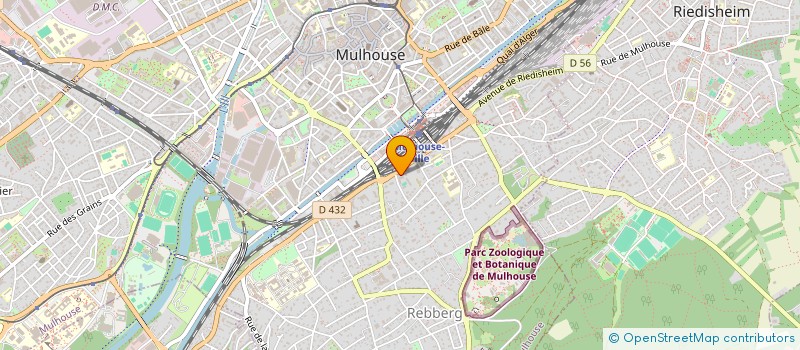 localisation de l'entreprise MADAME COLETTE SCHMITT à MULHOUSE