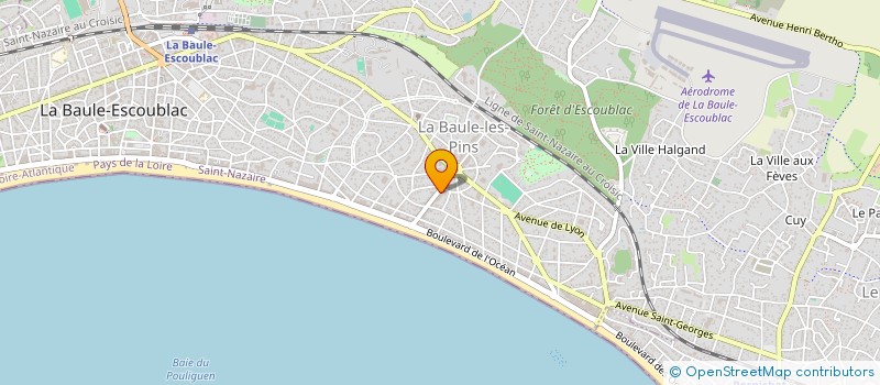 localisation de l'entreprise MADAME COLETTE SERRA à LA BAULE-ESCOUBLAC