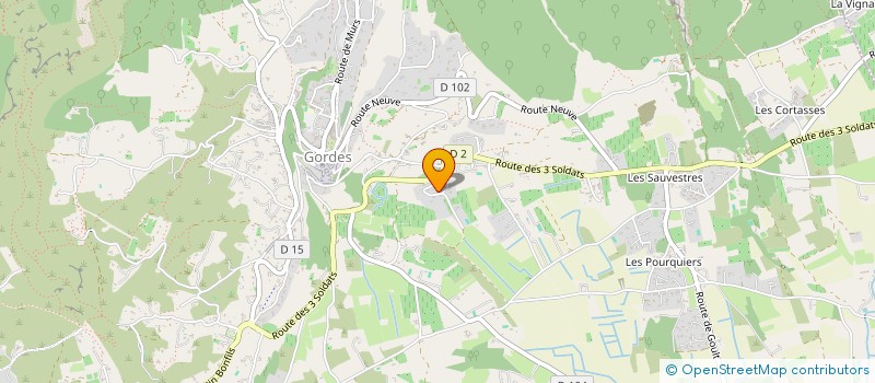 localisation de l'entreprise MADAME COLETTE SILVESTRE  GORDES