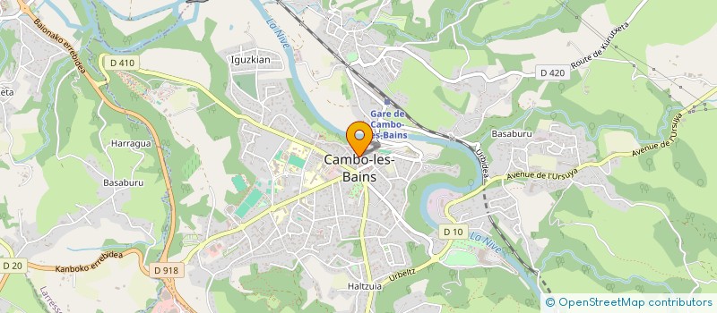 localisation de l'entreprise MADAME COLETTE SIMON à CAMBO-LES-BAINS