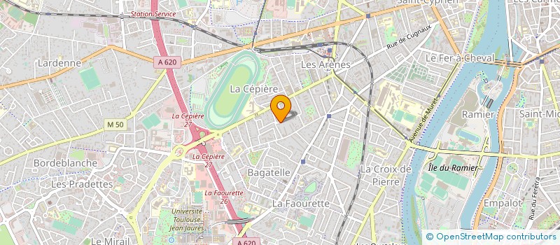 localisation de l'entreprise MADAME COLETTE SISTAC  TOULOUSE