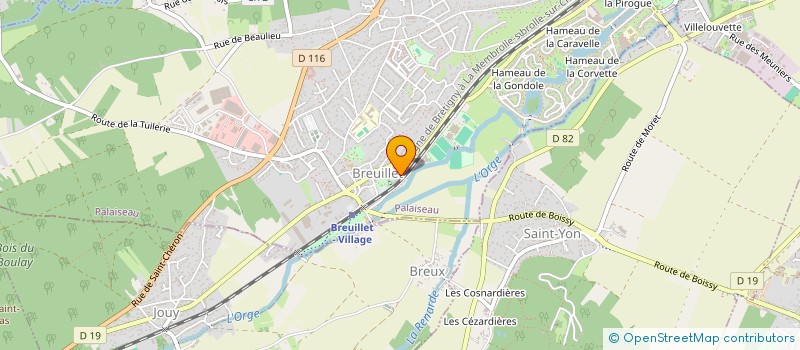 localisation de l'entreprise MADAME COLETTE SOCK  BREUILLET