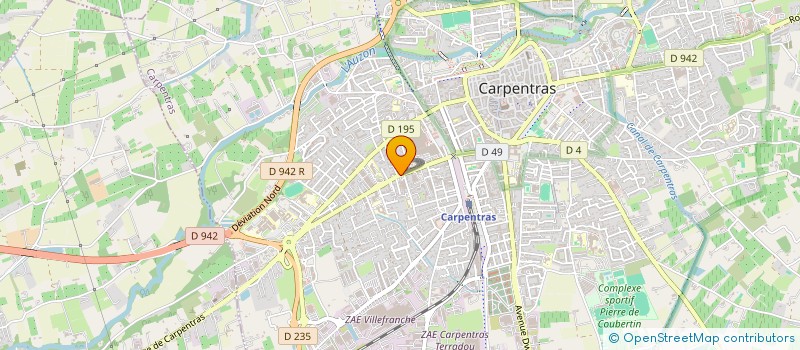 localisation de l'entreprise MADAME COLETTE SONNET  CARPENTRAS