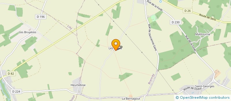 localisation de l'entreprise MADAME COLETTE SOULLIER  VERNOY