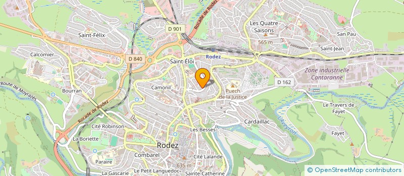 localisation de l'entreprise MADAME COLETTE STEPHENS à RODEZ