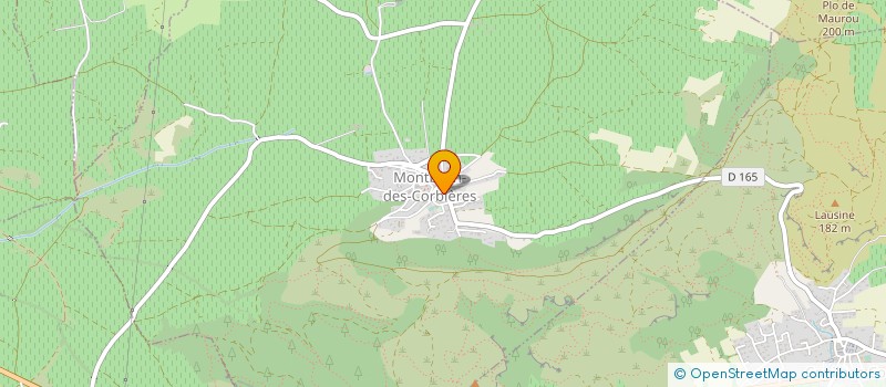 localisation de l'entreprise MADAME COLETTE TARDIEU  MONTBRUN-DES-CORBIERES