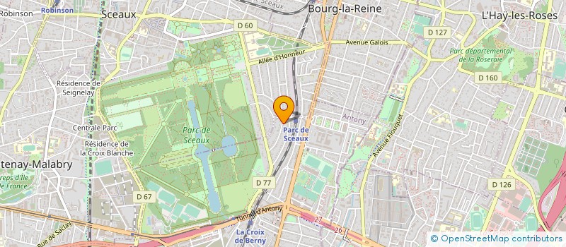 localisation de l'entreprise MADAME COLETTE TARDIF  ANTONY