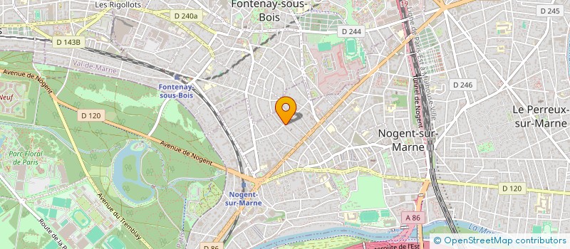localisation de l'entreprise MADAME COLETTE TESSIER à NOGENT-SUR-MARNE