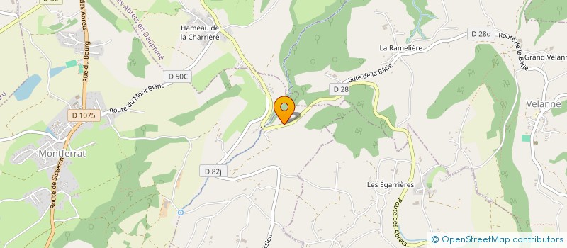 localisation de l'entreprise MADAME COLETTE TIRARD  SAINT-GEOIRE-EN-VALDAINE