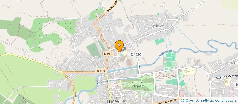 localisation de l'entreprise MADAME COLETTE TISOT  LUNEVILLE