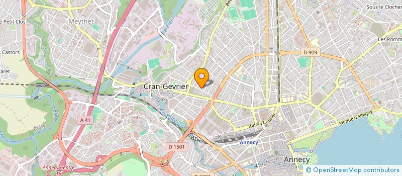 localisation de l'entreprise MADAME COLETTE TURBIL à ANNECY