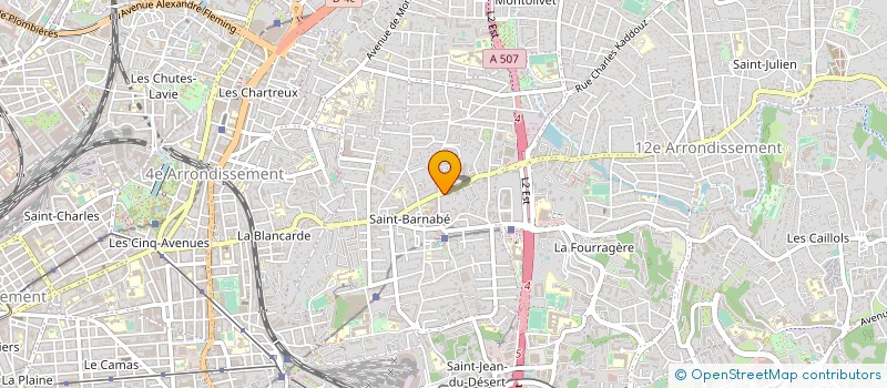 localisation de l'entreprise MADAME COLETTE VAILLANT  MARSEILLE