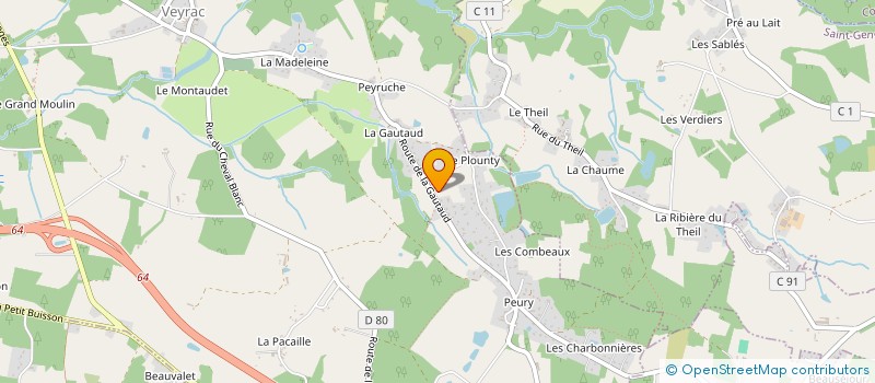 localisation de l'entreprise MADAME COLETTE VARELA  VEYRAC