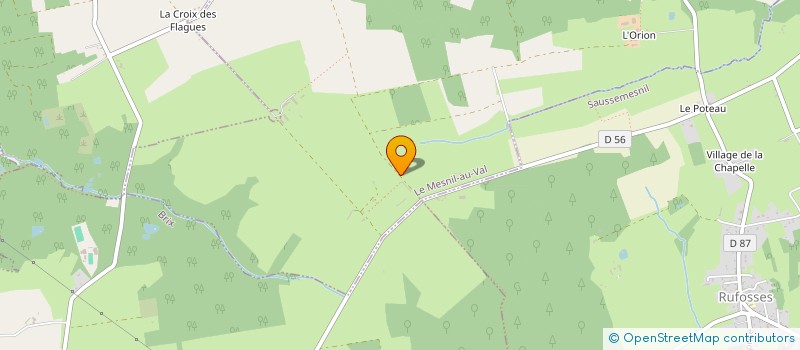 localisation de l'entreprise MADAME COLETTE VAUTIER  LE MESNIL-AU-VAL