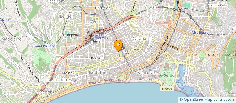 localisation de l'entreprise MADAME COLETTE VEYRIERE  NICE