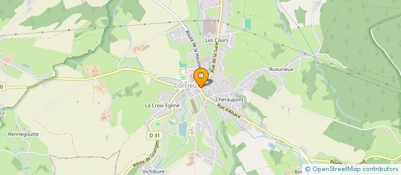 localisation de l'entreprise MADAME COLETTE VICHARD à CORCIEUX