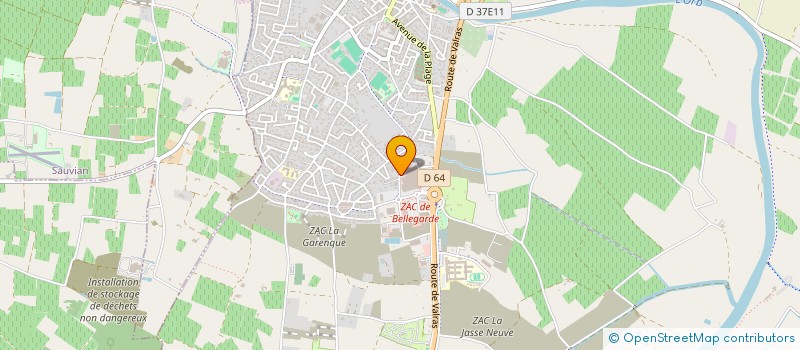 localisation de l'entreprise MADAME COLETTE VILELLA  SERIGNAN