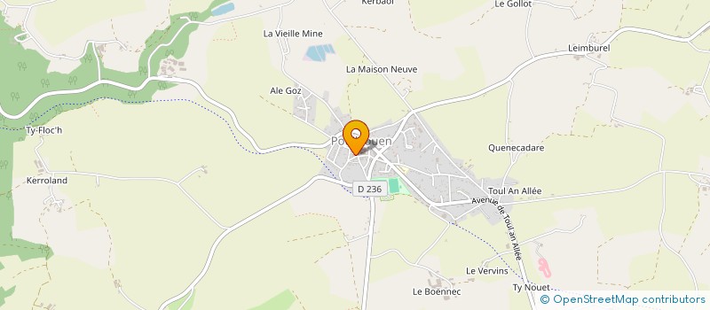 localisation de l'entreprise MADAME COLETTE VLERICK  POULLAOUEN