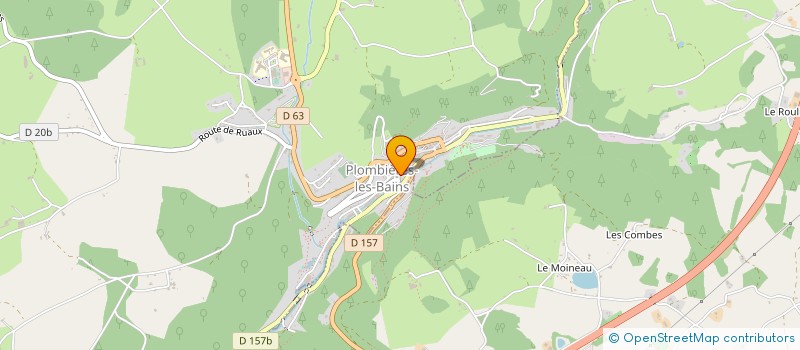 localisation de l'entreprise MADAME COLETTE VOISIN à PLOMBIERES-LES-BAINS