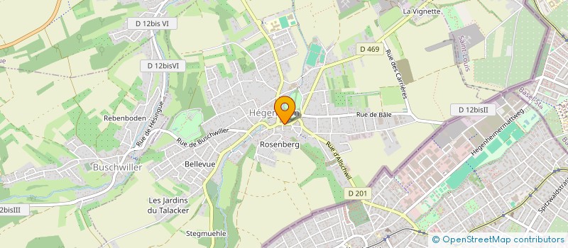 localisation de l'entreprise MADAME COLETTE WILLAUER  HEGENHEIM