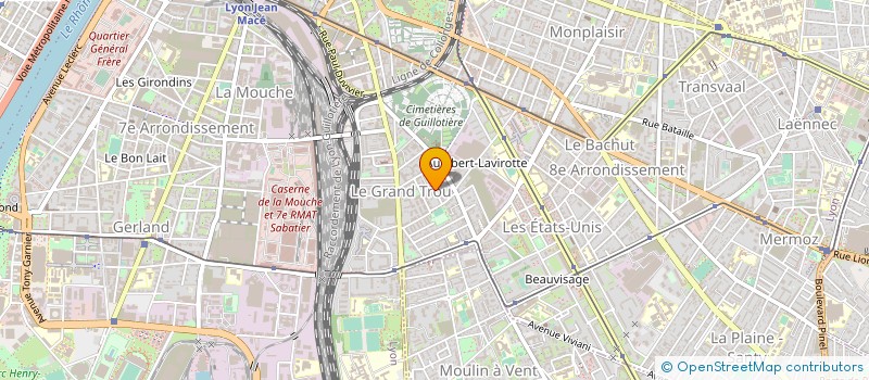 localisation de l'entreprise MADAME COLETTE ZARRAGOZA  LYON