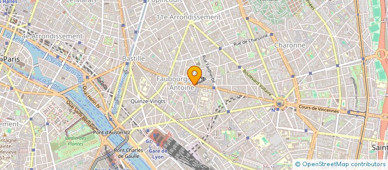 localisation de l'entreprise MADAME COLINE AGUETTAZ  PARIS 11