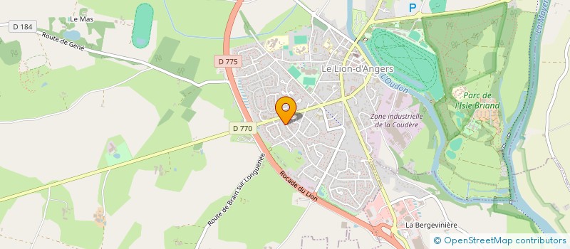 localisation de l'entreprise MADAME COLINE ALBERT  LE LION-D'ANGERS