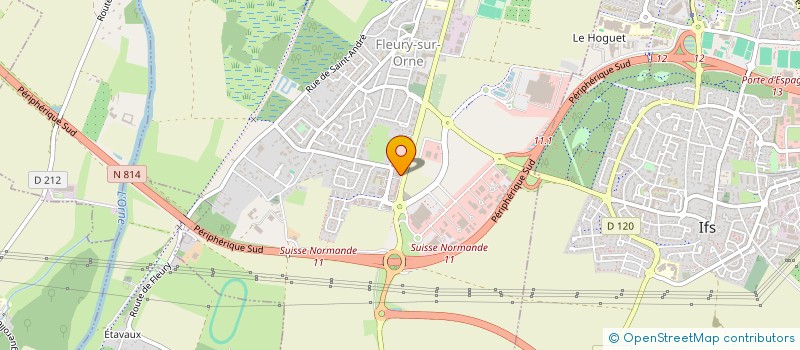 localisation de l'entreprise MADAME COLINE ARMAND  FLEURY-SUR-ORNE