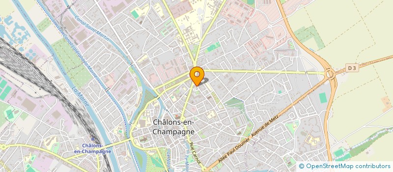 localisation de l'entreprise MADAME COLINE AUBRIET-YUMRUTAS à CHALONS-EN-CHAMPAGNE