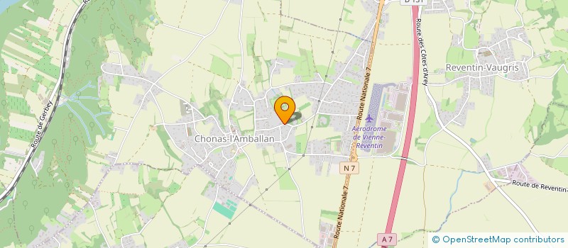 localisation de l'entreprise MADAME COLINE BALLET-BAZ  CHONAS-L'AMBALLAN