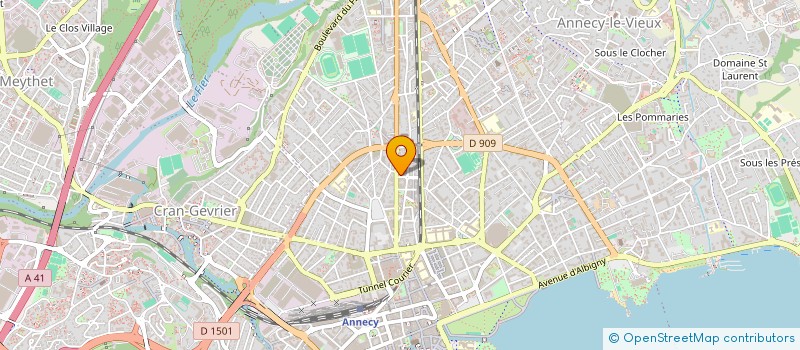 localisation de l'entreprise MADAME COLINE BARRUCAN  ANNECY