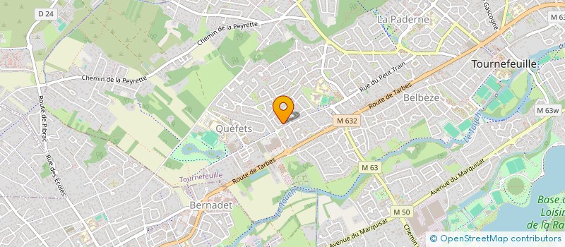 localisation de l'entreprise MADAME COLINE BECEL à TOURNEFEUILLE